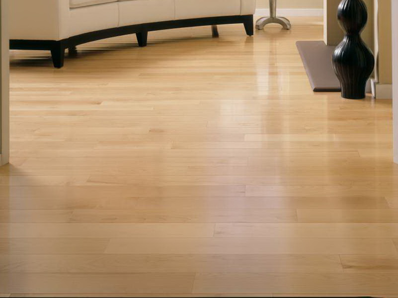 ไม้เมเปิ้ลปู ขัด ทาหน้างาน