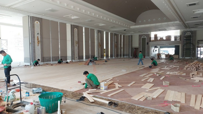 พื้นไม้ปาร์เก้เมเปิ้ล